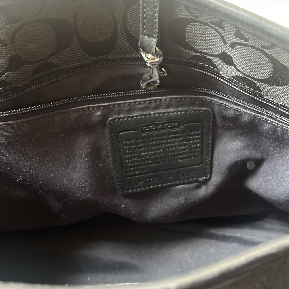 COACH iconic vintage logo Y2K tote bag - Picture 6 of 9